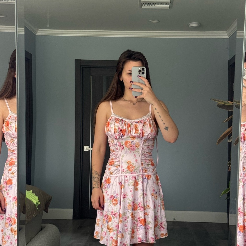 Floral Pink Dress (Brand New)